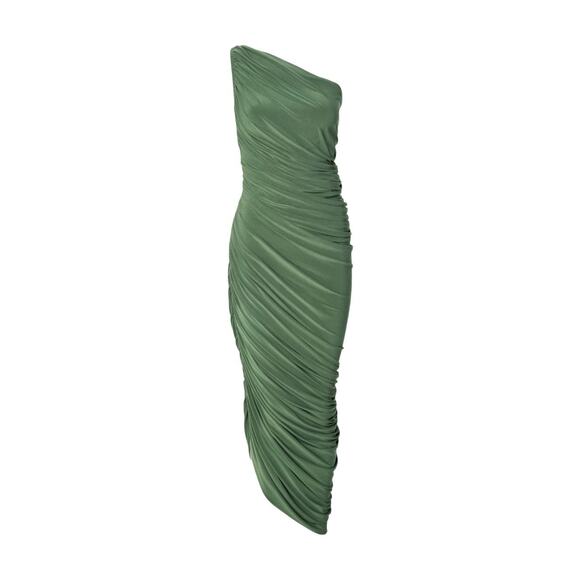 Norma Kamali Diana Cocktail Gown - S - Celadon - Picture 1 of 6